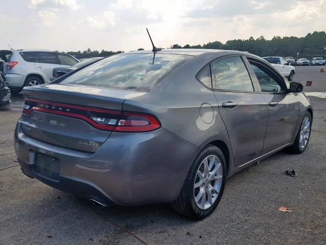 1C3CDFBA4DD286531 - 2013 DODGE DART SXT GRAY photo 4