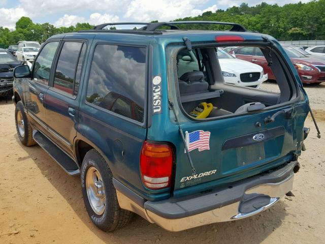 1FMZU34EXWZB20617 - 1998 FORD EXPLORER GREEN photo 3