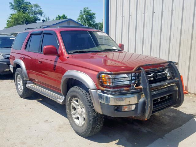 JT3HN86R010336648 - 2001 TOYOTA 4RUNNER SR MAROON photo 1