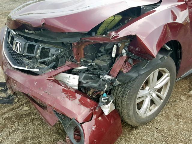 5J8TB4H51FL024069 - 2015 ACURA RDX TECHNO MAROON photo 9