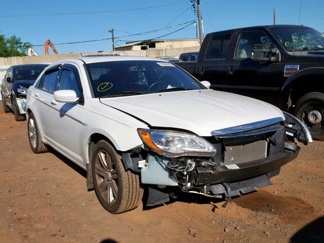 1C3CCBBG1CN139611 - 2012 CHRYSLER 200 TOURIN WHITE photo 1