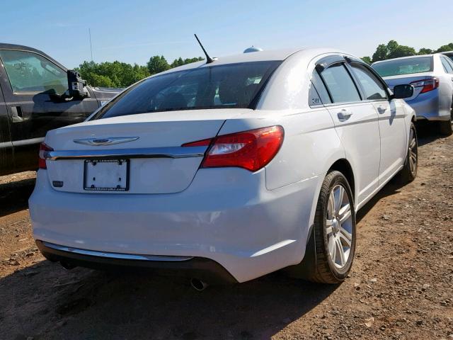 1C3CCBBG1CN139611 - 2012 CHRYSLER 200 TOURIN WHITE photo 4