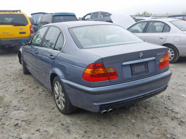 WBAEW53472PG17700 - 2002 BMW 330 XI GRAY photo 3