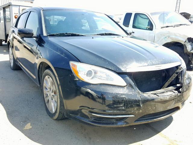 1C3CCBAB1EN145322 - 2014 CHRYSLER 200 LX BLACK photo 1