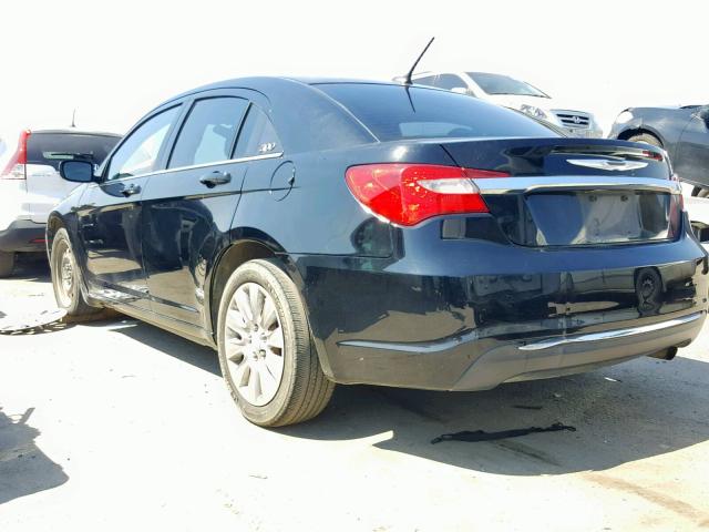 1C3CCBAB1EN145322 - 2014 CHRYSLER 200 LX BLACK photo 3