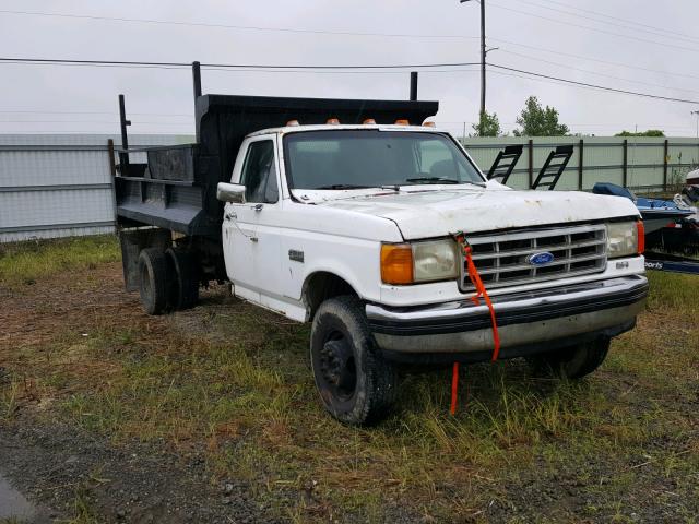 2FDLF47G3KCA81752 - 1989 FORD F SUPER DU WHITE photo 1