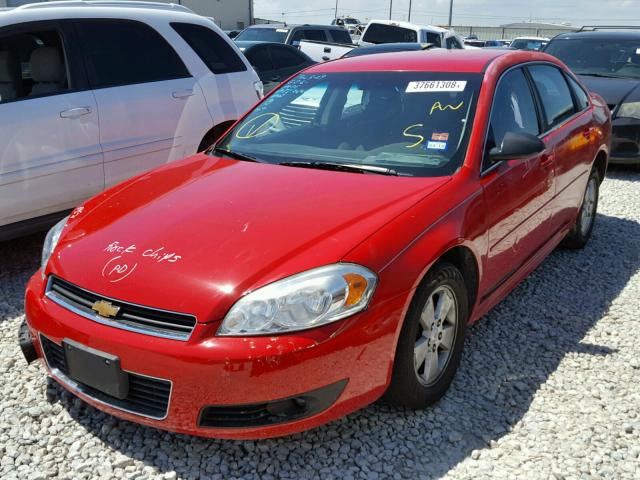 2G1WG5EKXB1234496 - 2011 CHEVROLET IMPALA LT RED photo 2