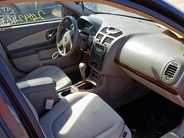 1G1ZU64885F141152 - 2005 CHEVROLET MALIBU MAX BLUE photo 5