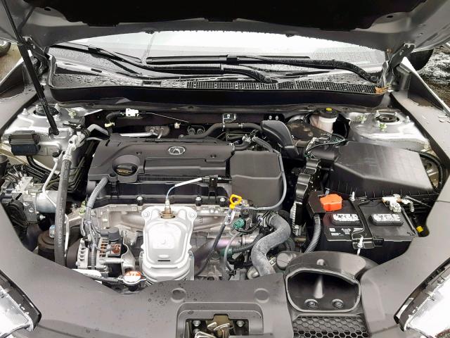 19UUB1F34KA009432 - 2019 ACURA TLX SILVER photo 7