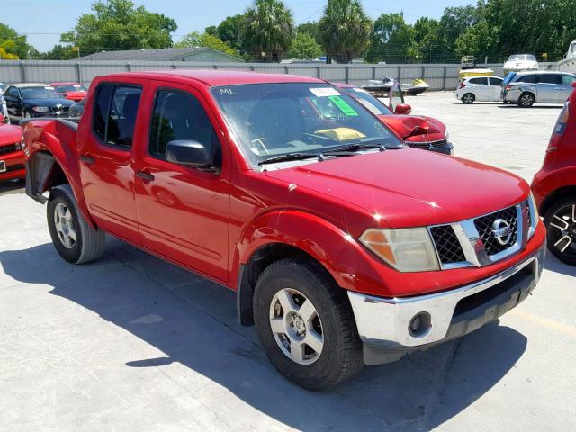 1N6AD07W27C446241 - 2007 NISSAN FRONTIER C RED photo 1