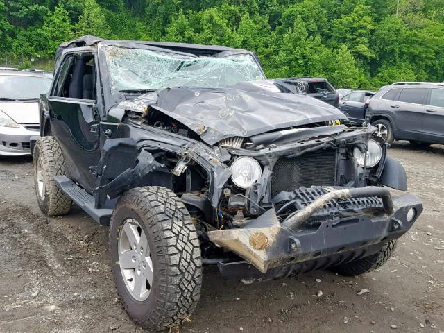 1J4AA2D15BL610407 - 2011 JEEP WRANGLER S BLACK photo 1