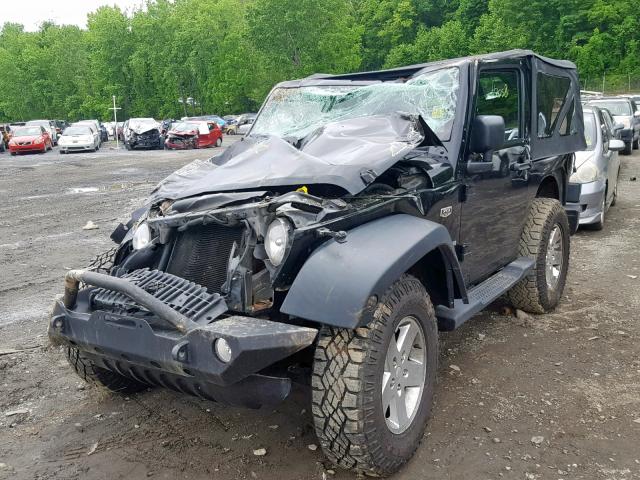 1J4AA2D15BL610407 - 2011 JEEP WRANGLER S BLACK photo 2