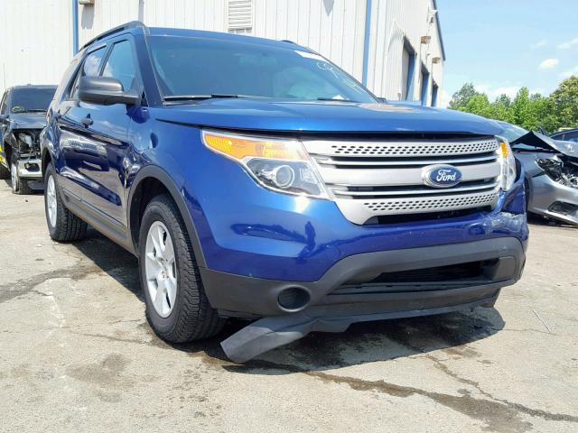 1FM5K7B85EGB15330 - 2014 FORD EXPLORER BLUE photo 1