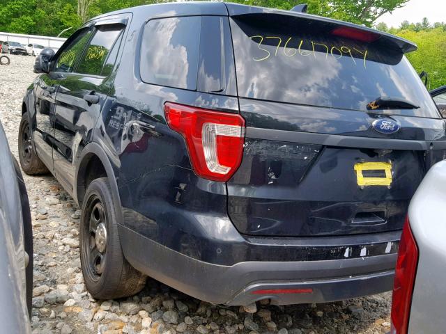 1FM5K8AR8HGA77466 - 2017 FORD EXPLORER P BLACK photo 3