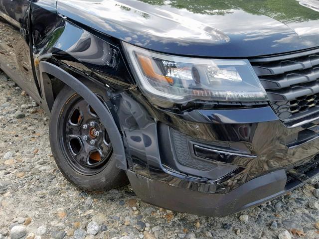 1FM5K8AR8HGA77466 - 2017 FORD EXPLORER P BLACK photo 9