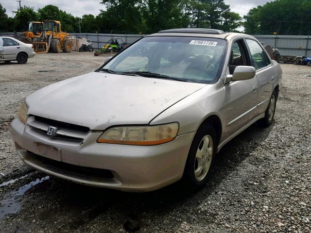 1HGCG6675XA044923 - 1999 HONDA ACCORD EX GOLD photo 2