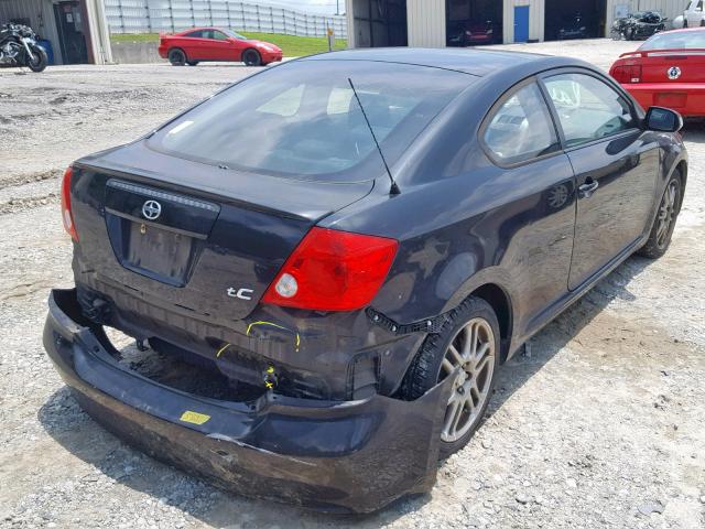 JTKDE177060131572 - 2006 TOYOTA SCION TC შავი ფოტო 4