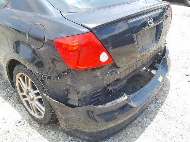 JTKDE177060131572 - 2006 TOYOTA SCION TC შავი ფოტო 9