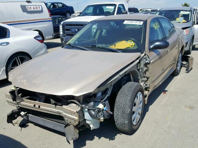 1G2NE52E75M101246 - 2005 PONTIAC GRAND AM S GOLD photo 2