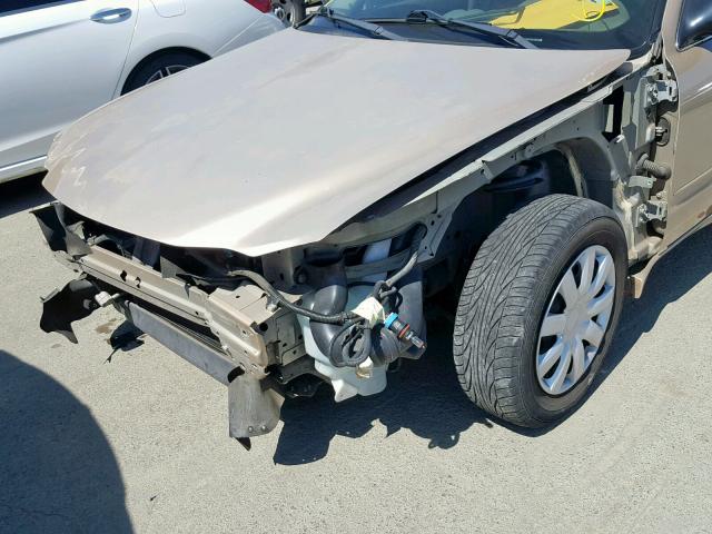 1G2NE52E75M101246 - 2005 PONTIAC GRAND AM S GOLD photo 9