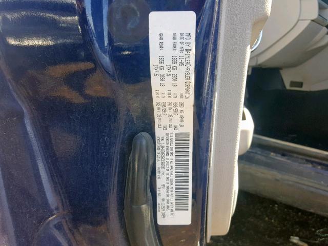 1J8HG582X6C198295 - 2006 JEEP COMMANDER ლურჯი ფოტო 10