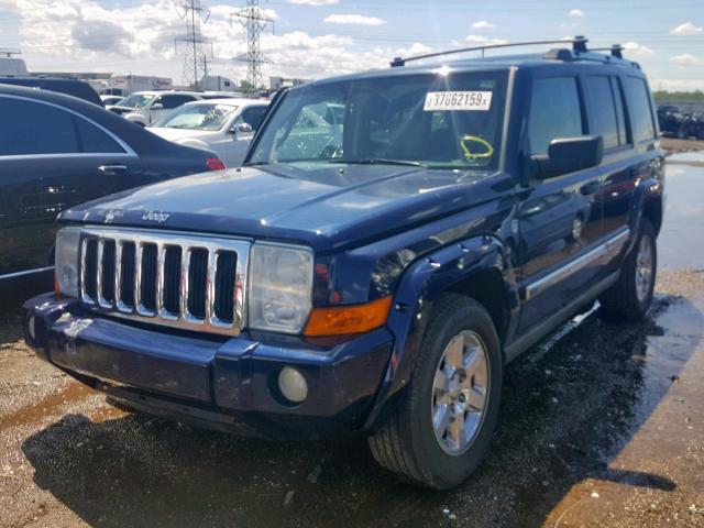 1J8HG582X6C198295 - 2006 JEEP COMMANDER ლურჯი ფოტო 2