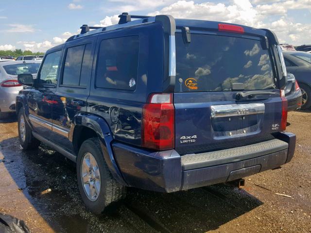 1J8HG582X6C198295 - 2006 JEEP COMMANDER ლურჯი ფოტო 3