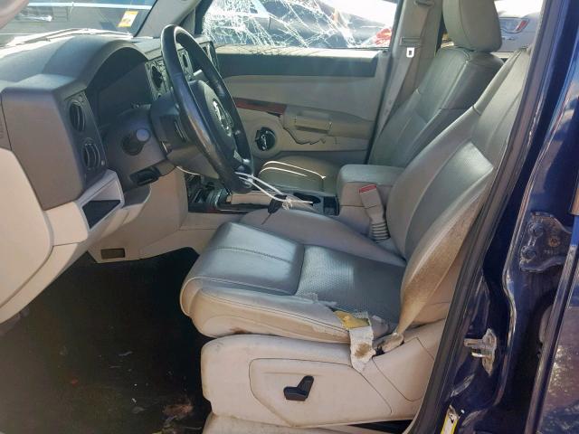 1J8HG582X6C198295 - 2006 JEEP COMMANDER ლურჯი ფოტო 5