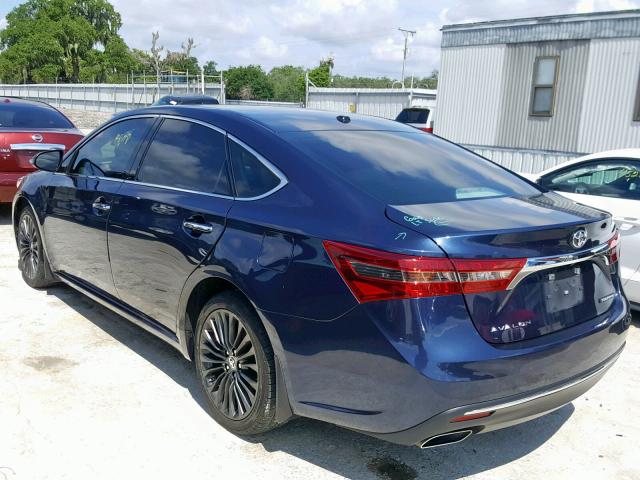 4T1BK1EBXJU275206 - 2018 TOYOTA AVALON XLE BLUE photo 3