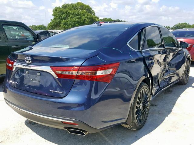 4T1BK1EBXJU275206 - 2018 TOYOTA AVALON XLE BLUE photo 4
