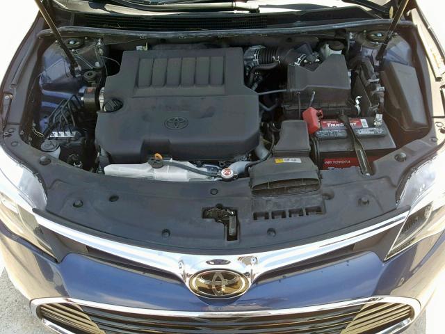 4T1BK1EBXJU275206 - 2018 TOYOTA AVALON XLE BLUE photo 7