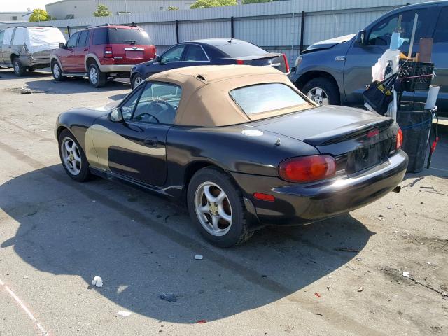 JM1NB353XY0150293 - 2000 MAZDA MX-5 MIATA BLACK photo 3