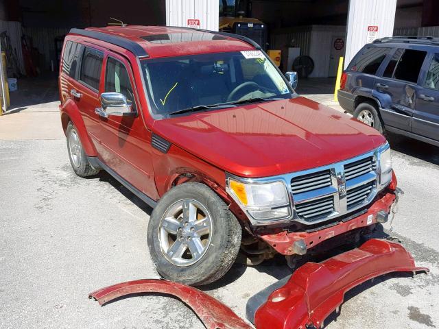 1D8GU58K47W614337 - 2007 DODGE NITRO SLT RED photo 1