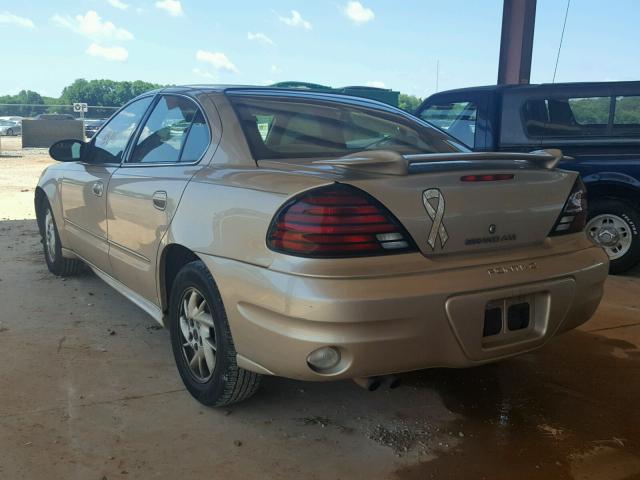 1G2NF52E74C240469 - 2004 PONTIAC GRAND AM S GOLD photo 3