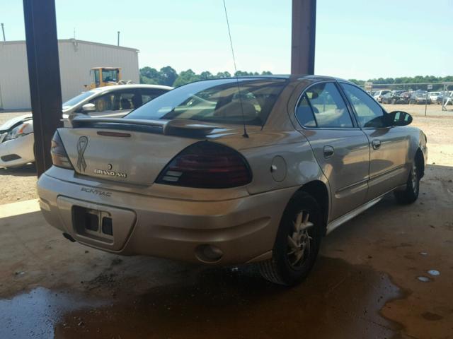 1G2NF52E74C240469 - 2004 PONTIAC GRAND AM S GOLD photo 4