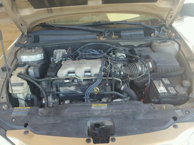 1G2NF52E74C240469 - 2004 PONTIAC GRAND AM S GOLD photo 7