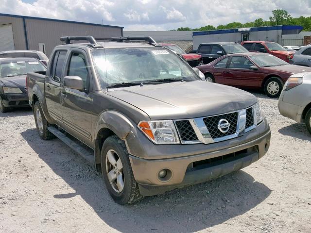 1N6AD07U35C414622 - 2005 NISSAN FRONTIER C BLUE photo 1