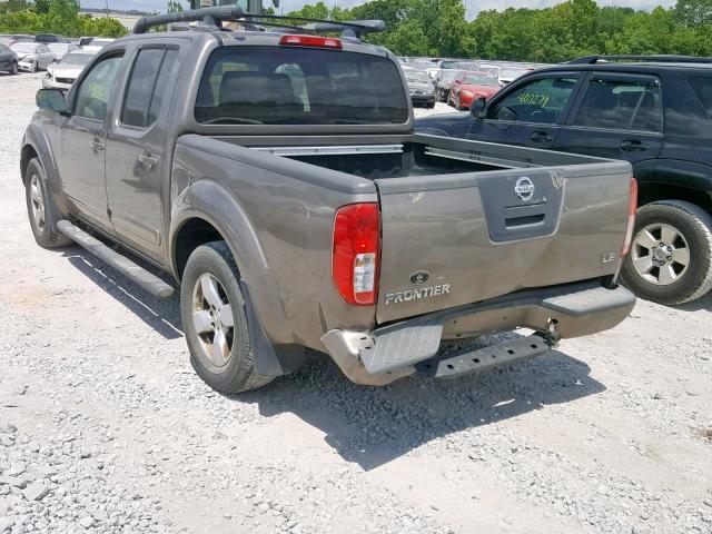 1N6AD07U35C414622 - 2005 NISSAN FRONTIER C BLUE photo 3