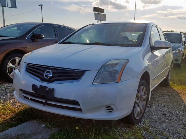 3N1AB6AP6BL653115 - 2011 NISSAN SENTRA 2.0 WHITE photo 2