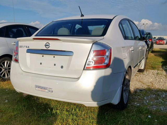 3N1AB6AP6BL653115 - 2011 NISSAN SENTRA 2.0 WHITE photo 4