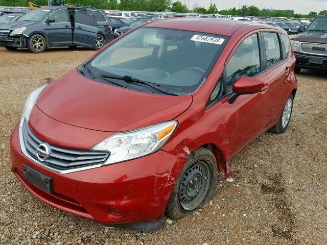 3N1CE2CP1FL374313 - 2015 NISSAN VERSA NOTE RED photo 2