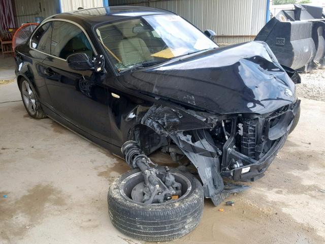 WBAUP9C58BVL89871 - 2011 BMW 128 I BLACK photo 1