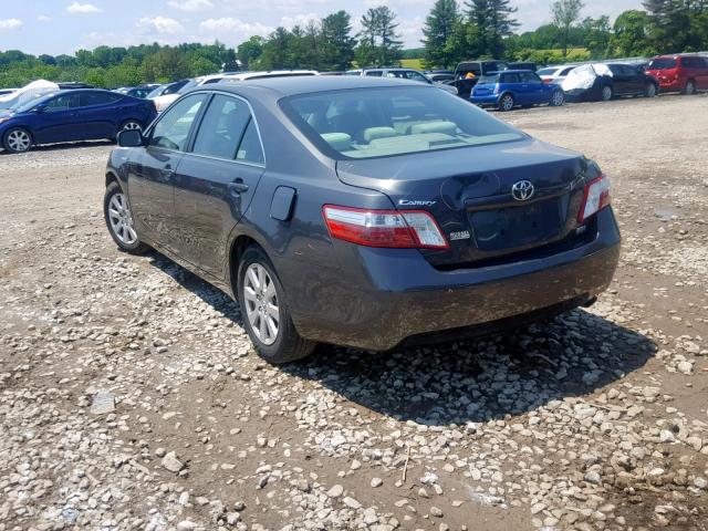 4T1BB46K49U065101 - 2009 TOYOTA CAMRY HYBR CHARCOAL photo 3