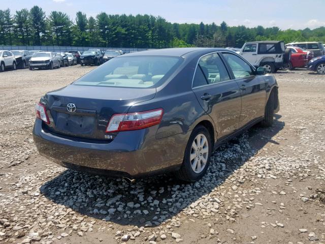 4T1BB46K49U065101 - 2009 TOYOTA CAMRY HYBR CHARCOAL photo 4