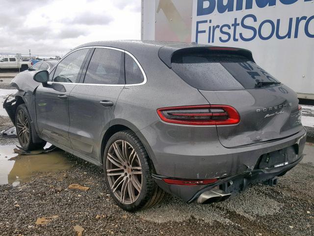 WP1AF2A57FLB95173 - 2015 PORSCHE MACAN TURB GRAY photo 3