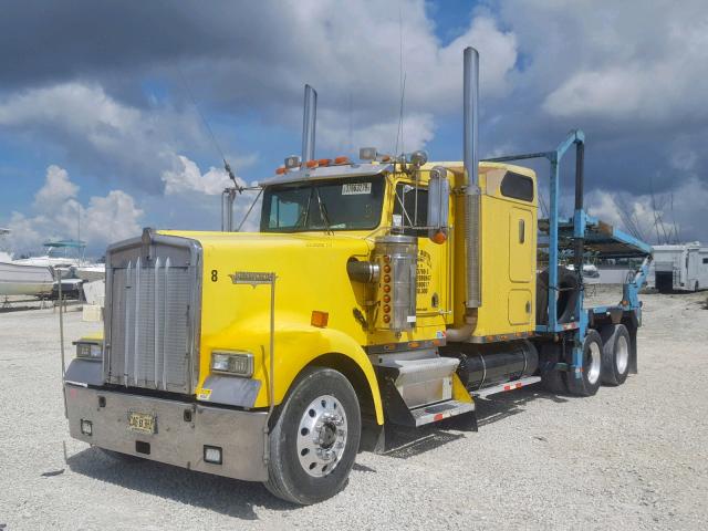 1XKWDB9X0PS590617 - 1993 KENWORTH CONSTRUCTI YELLOW photo 2