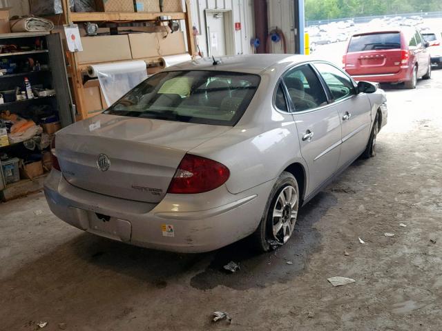 2G4WC582561249911 - 2006 BUICK LACROSSE C SILVER photo 4