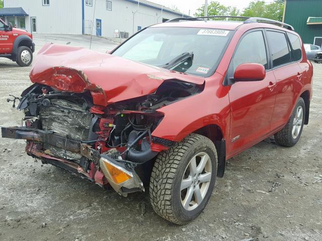 JTMBK31V575025522 - 2007 TOYOTA RAV4 LIMIT RED photo 2