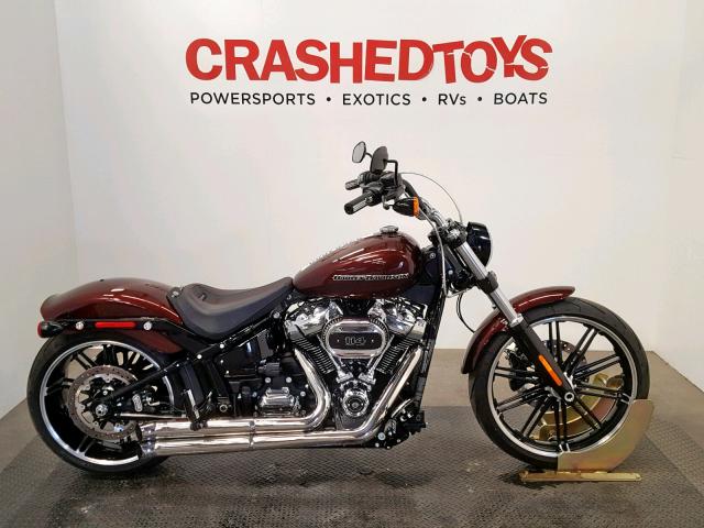 1HD1YHK37JC018271 - 2018 HARLEY-DAVIDSON FXBRS BREA BURGUNDY photo 1