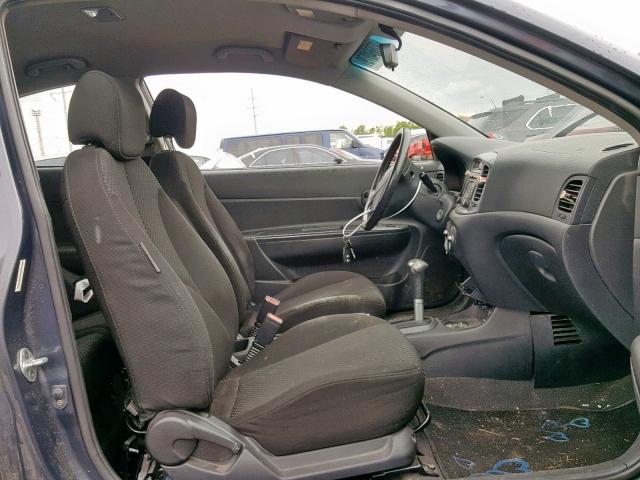 KMHCN36C48U080999 - 2008 HYUNDAI ACCENT SE BLUE photo 5